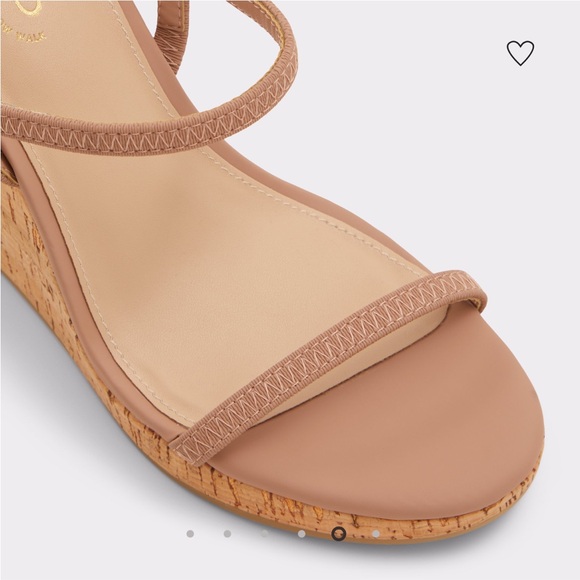 ALDO beige wedges - Picture 3 of 10
